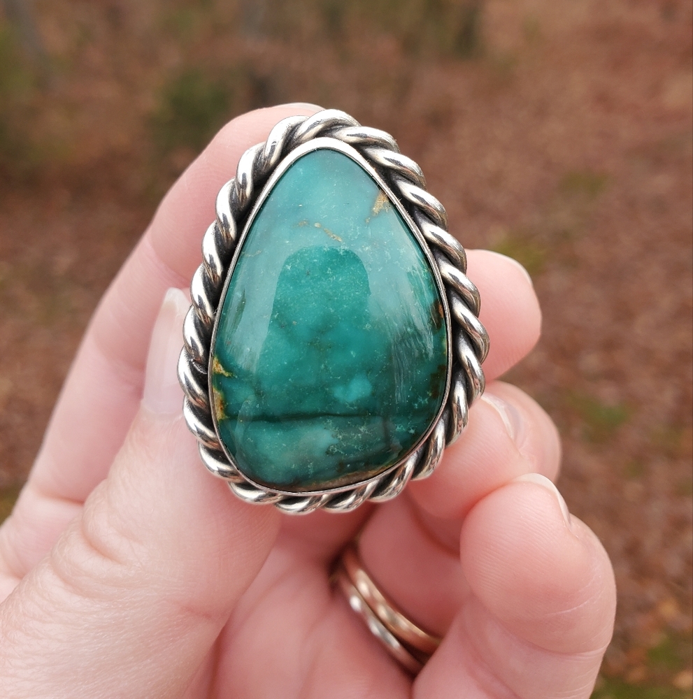 Pilot Mountain Turquoise Ring